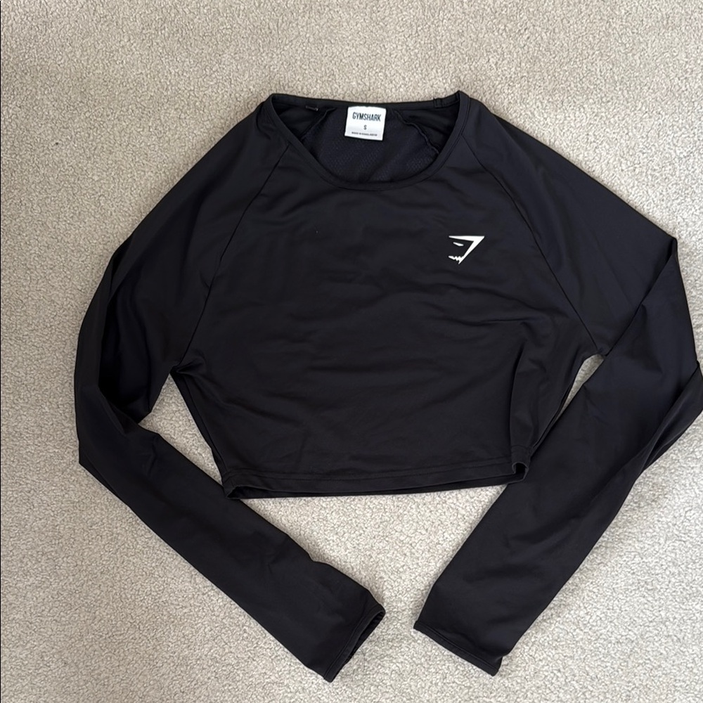 Gymshark cropped athletic long sleeve